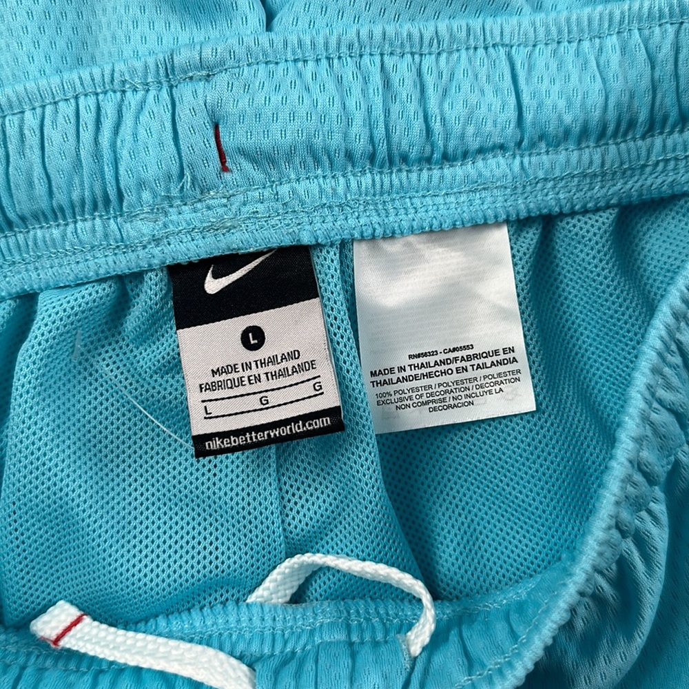 Nike Blue Purple Sweat Shorts Kids Size L - Picture 3 of 3
